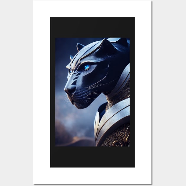 majestic panther Wall Art by ai1art